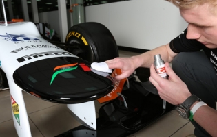 Sahara Force India to maintain aerodynamics efficiency with Gtechniq