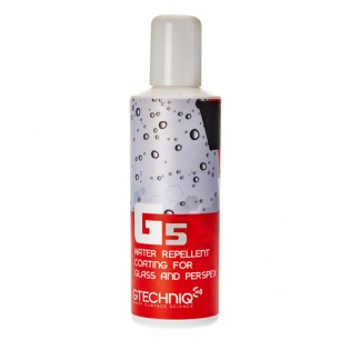 G5 Water Repellent Coating for Glass and Perspex